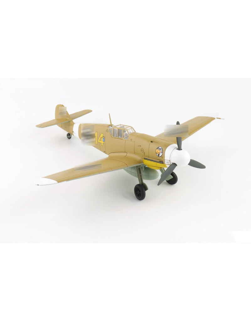 HOBBY MASTER Lufwaffe BF 109F-4 3/JG27 1:48 Model 1942  Marseille Yellow 14