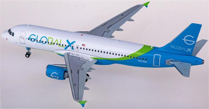 Geminijets Global X Airbus A320 N276GX 1:200 Diecast Model view 2
