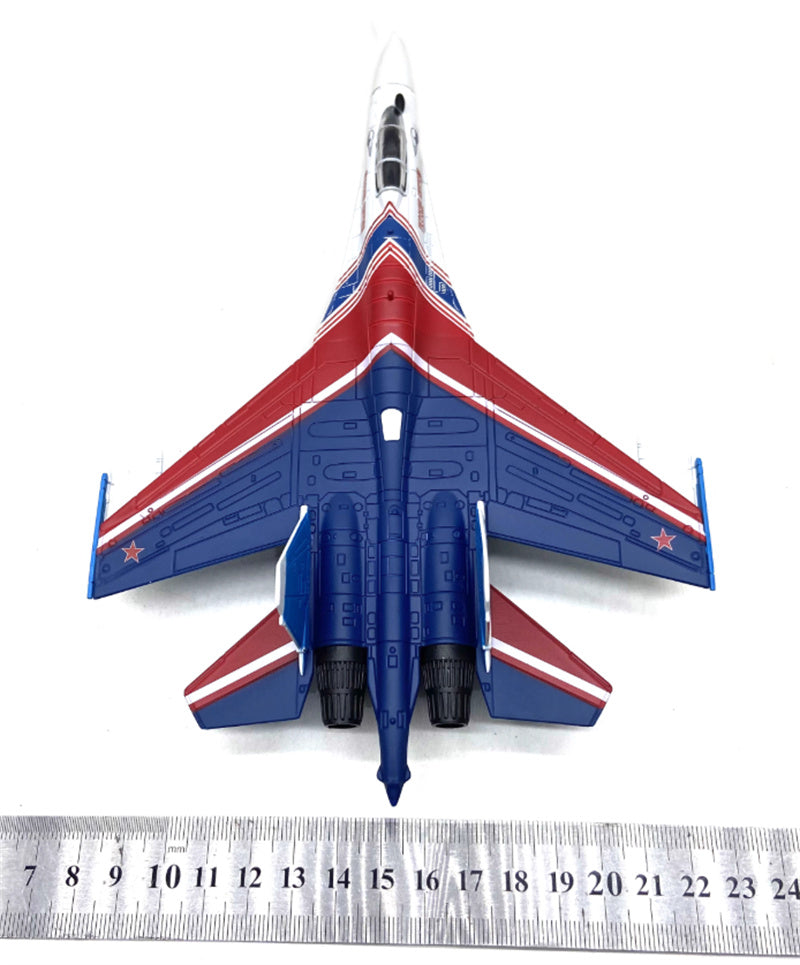 FLOZ Russian Warriors Performance Team Super Flanker SU-35 #55 Performance Aircraft 1:100 Aircraft Pre-built Model