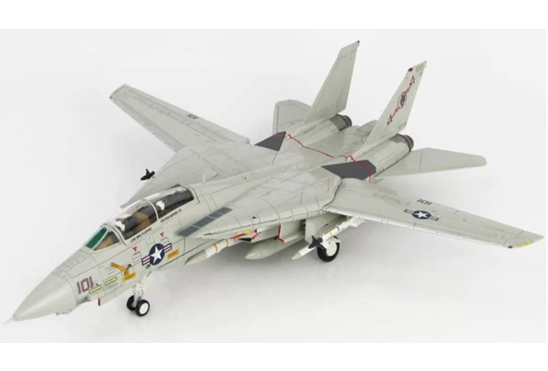 Hobby Master F-14A Tomcat VF-74 Be-Devilers 162707 USS Saratoga 1987 1/72 Aircraft Pre-built Model