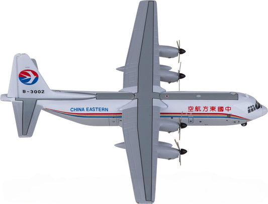 JC Wings China Eastern Lockheed L-100-30 Hercules B-3002 1:400 Diecast Model view 1