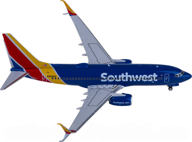 NG Models Southwest Airlines Boeing 737-700 N269WN 1:400 Diecast Model view 2