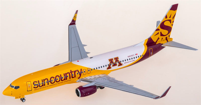 NG Models Sun Country Airlines for Boeing 737-800 N809SY 1:200 Airplane Pre-built  Airliner Model Display