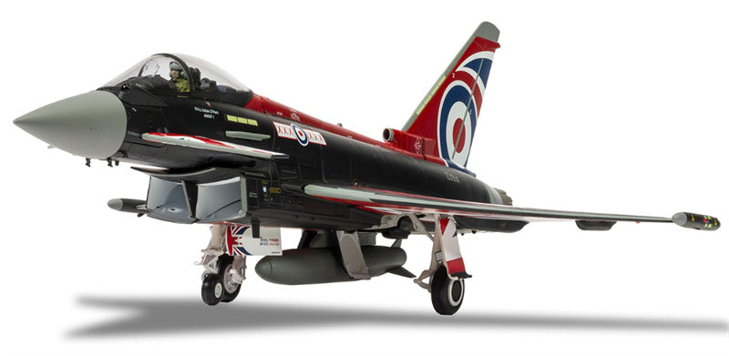 CORGI Eurofighter Typhoon FGR4 Blackjack RAF Coningsby 2022 RAF Typhoon Display 1:48 Aircraft Pre-built Model