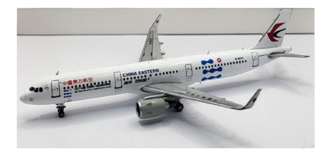 JC Wings 1:400 China Eastern Airlines Airbus A321 B-8570  DIECAST Model