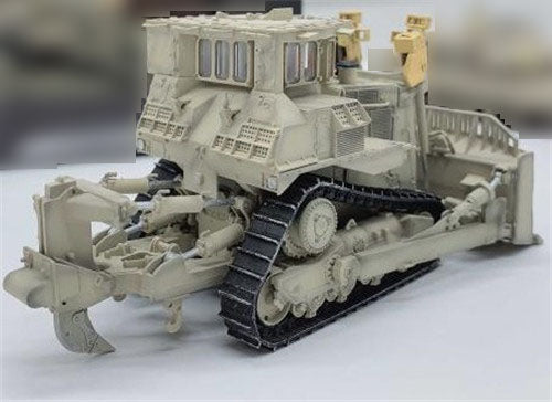 3R US Cat Armoured D9R Bulledozer Dozer teddy bear 1:72 Tank Pre-built Model