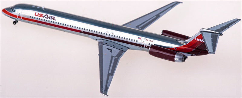 Geminijets USAir McDonnell Douglas MD-80 N824US 1:400 Diecast Model view 3