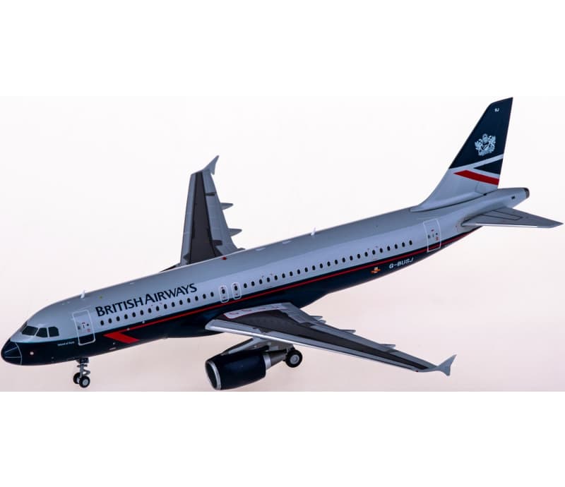 JC Wings British Airways Airbus A320 G-BUSJ 1:200 Aircraft Pre-built  Airliner Model Display