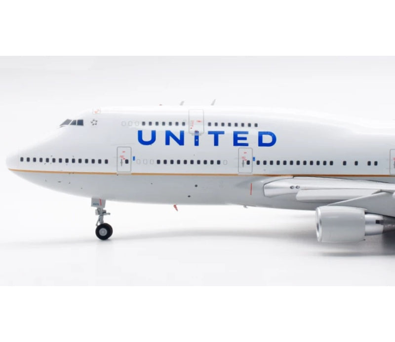 JC Wings 1:200 United Airlines B747-400 N175UA Flaps down DIECAST Model
