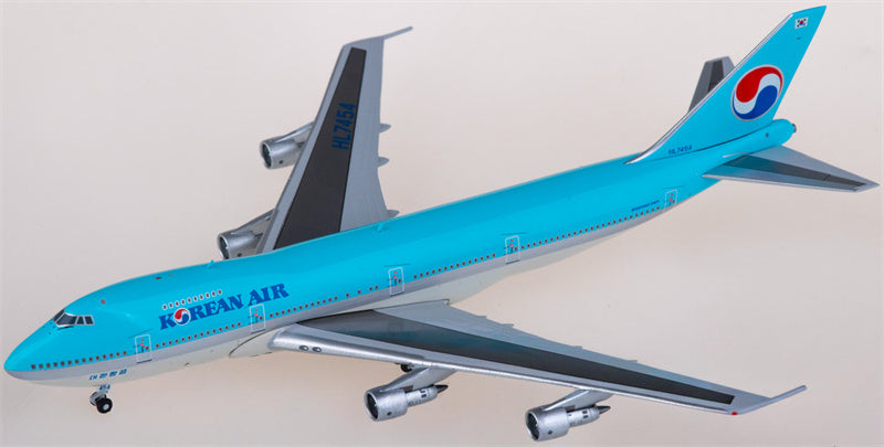 JC Wings Korean Air Boeing 747-200B HL7454 w/ Sticker 1:400 Diecast Model view 2