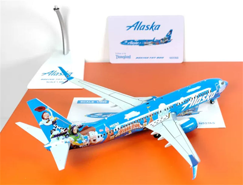 JC Wings 1:200 Alaska Airlines B737-800 N537AS DIECAST Model