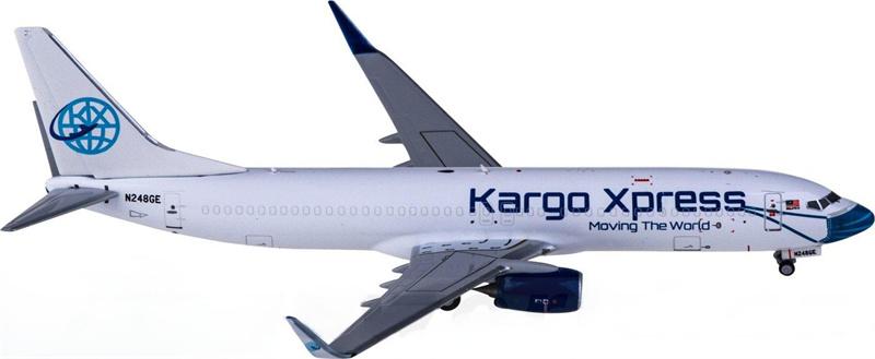 NG Models Kargo Xpress Boeing 737-800 N248GE 1:400 Diecast Model view 1