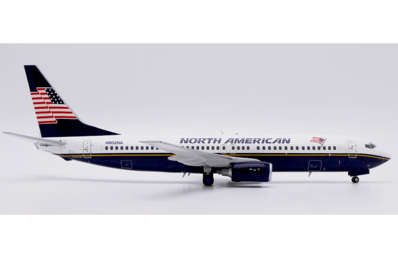 JC Wings 1:200 North American Airlines B737-800 N802NA Standard Edition DIECAST Model