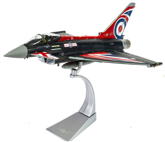 CORGI Eurofighter Typhoon FGR4 Blackjack RAF Coningsby 2022 RAF Typhoon Display 1:48 Aircraft Pre-built Model