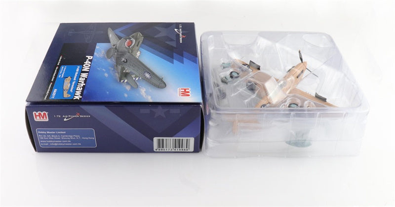 HOBBY MASTER Curtiss P40N Warhawk Geronimo Lt. Bruce Campbell 45th FS Dec. 1943 1:72 Aircraft Pre-built Model