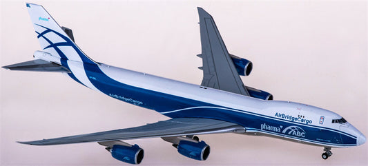 JC Wings AirBridgeCargo Boeing 747-8F VP-BBL 1:400 Diecast Model view 1