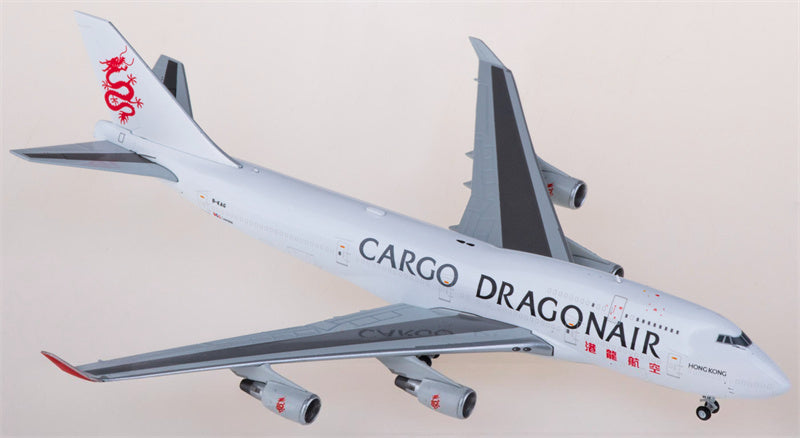 JC Wings Dragonair Cargo for Boeing 747-400BCF B-KAG 1:400 Airplane Pre-built  Airliner Model Display