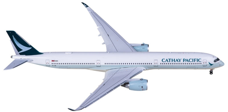 JC Wings Cathay Pacific Airbus A350-1000XWB B-LXN Flaps down 1:400 Diecast Model view 4