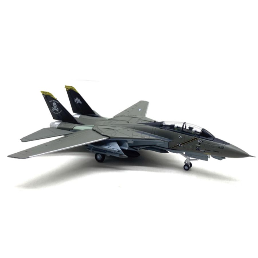 FLOZ F14 Tomcat fighter jet Fine edition dark gray 1:100 Aircraft Pre-built Model