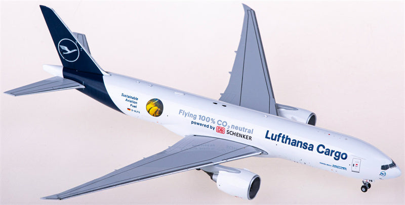 NG Models Lufthansa Cargo Boeing 777F D-ALFG 1:400 Diecast Model view 3