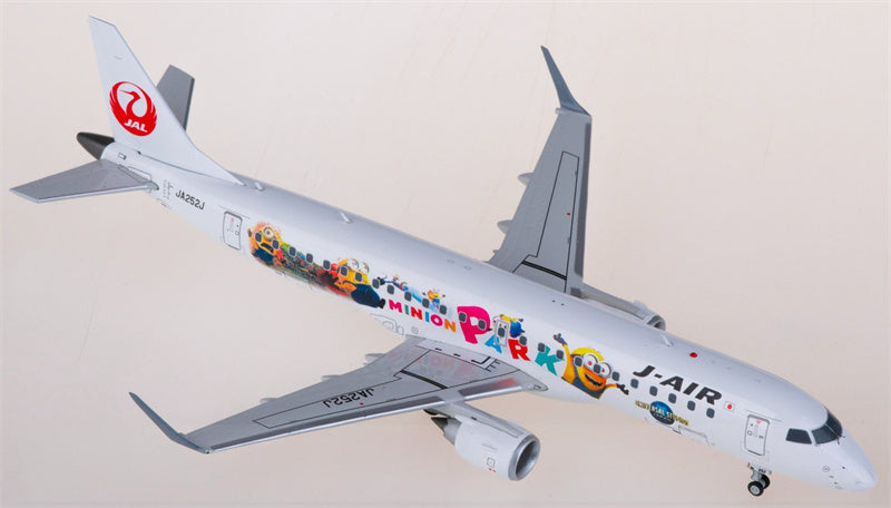 JC Wings J-Air Embraer ERJ-190STD JA252J 1:200 Aircraft Pre-built  Airliner Model Display