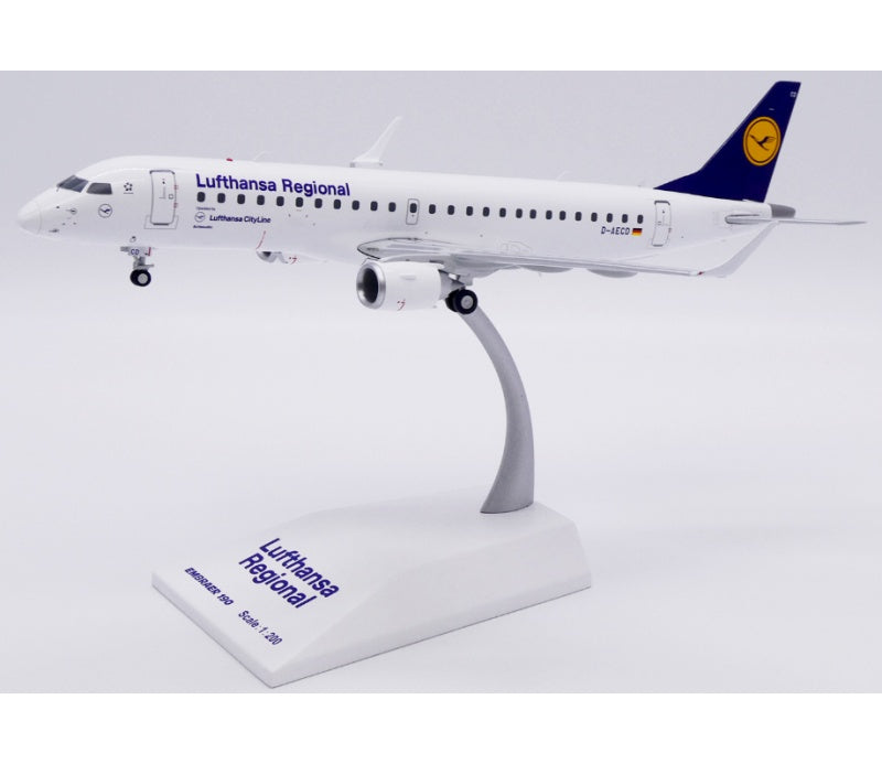 JC Wings 1:200 Lufthansa Regional ERJ-190LR D-AECD  DIECAST Model