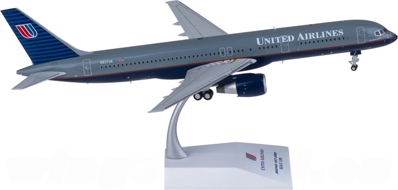 JC Wings United Airlines for Boeing 757-200 N537UA 1:200 Airplane Pre-built Airliner Model Display