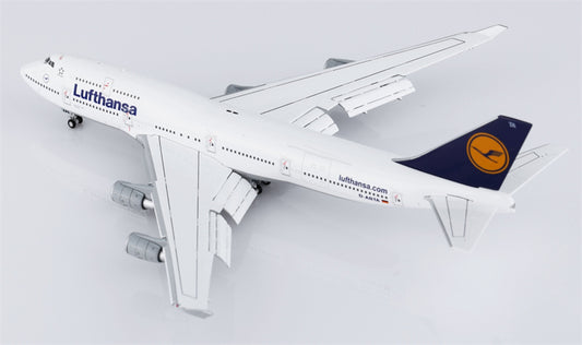 YY Wings Lufthansa Airlines for Boeing 747-400 D-ABTA Flaps Down Old Livery 1:400 Airplane Pre-built  Airliner Model Display