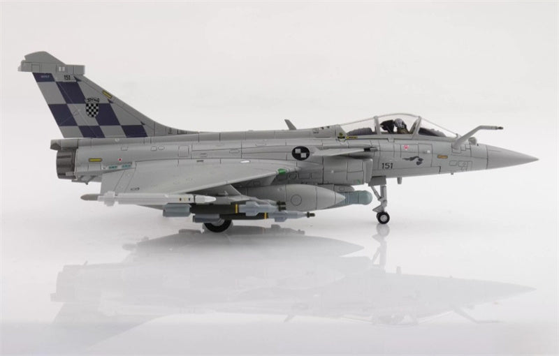 Hobby Master Rafale EC 151 Croatian Air Force France 2024 w/6 x GBU-12, 6 x AASM Hammer 4 x MICA 1:72 Airplane Pre-built Model