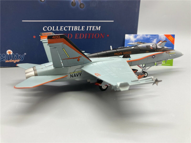 Witty F/A-18C HORNET US Navy VFA-94 Mighty Shrikes Limited Edition 1:72 Aircraft Pre-built Model