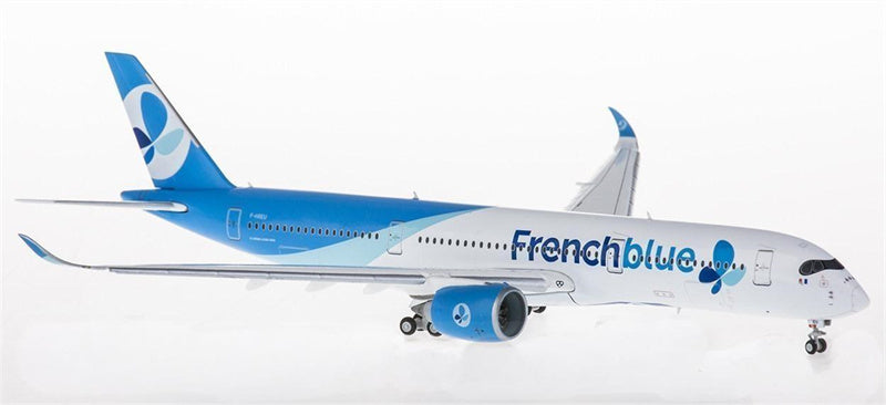 JC Wings French Blue Airbus A350-900 F-HREU Flaps Down 1:400 Diecast Model view 3