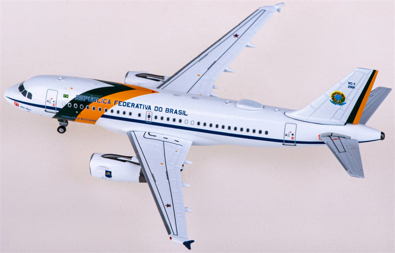 NG Models Brazilian Armed Forces for Airbus A319 VC-1A FAB2101 1:400 Airplane Pre-built  Airliner Model Display
