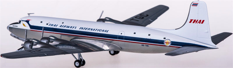 Herpa Thai Airways for Douglas DC-6B HS-TGC 1:200 Airplane Pre-built  Airliner Model Display