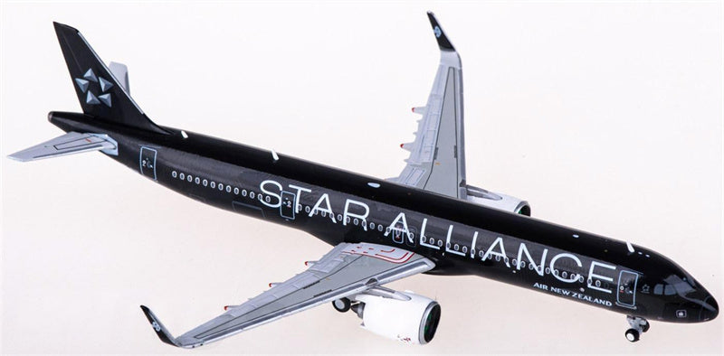 Geminijets Air New Zealand Airbus A321neo ZK-OYB Star Alliance 1:400 Diecast Model view 2