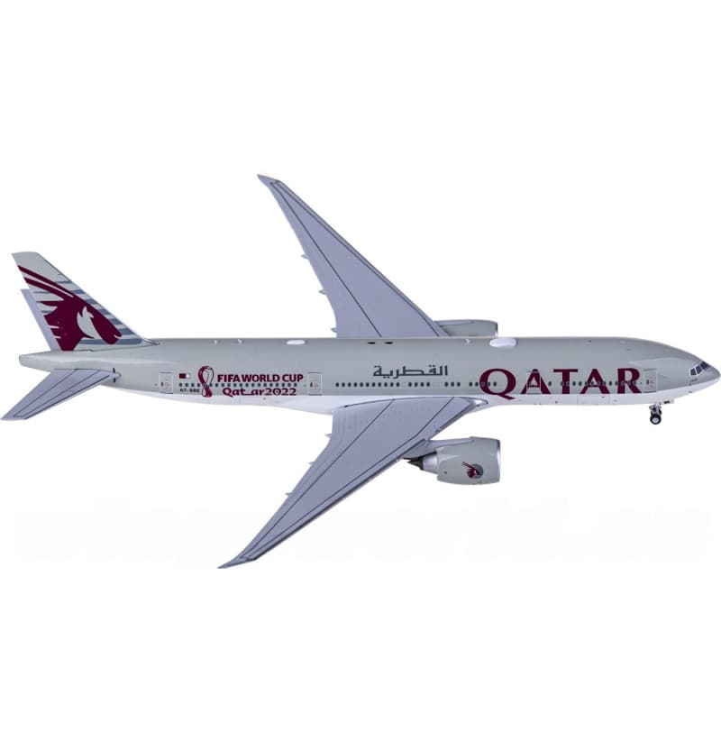NG Models Qatar Boeing 777-200LR A7-BBE 1:400 Aircraft Pre-built  Airliner Model Display