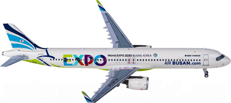 NG Models Air Busan Airbus A321neo HL8504 1:400 Diecast Model view 2