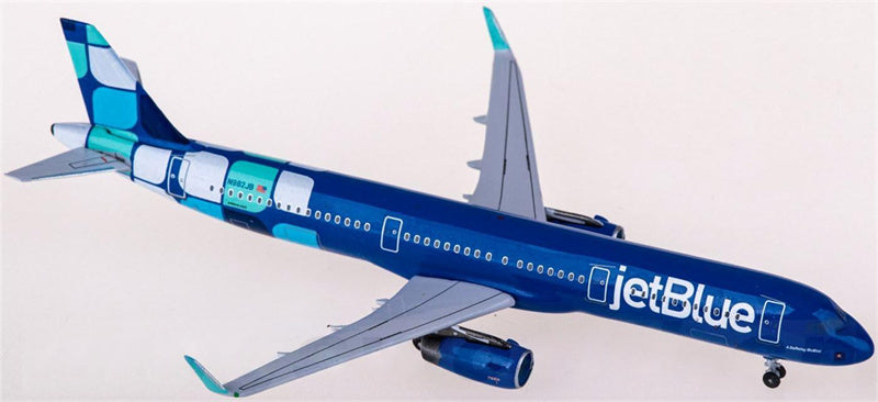 AeroClassics JetBlue Airbus A321 N982JB 1:400 Diecast Model view 1