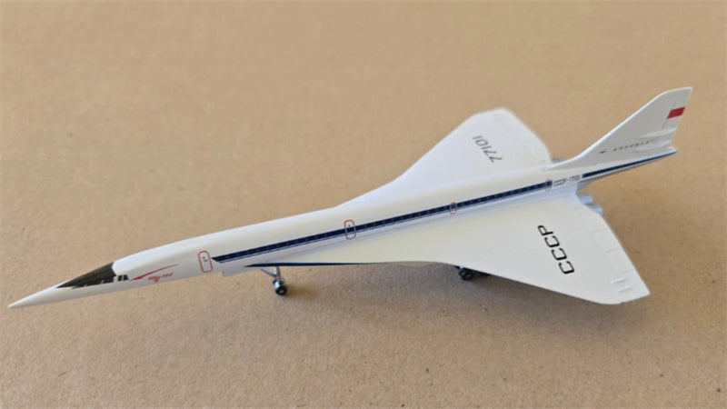Herpa 1:400 Aeroflot Tupolev TU-144 CCCP-77101  DIECAST Model