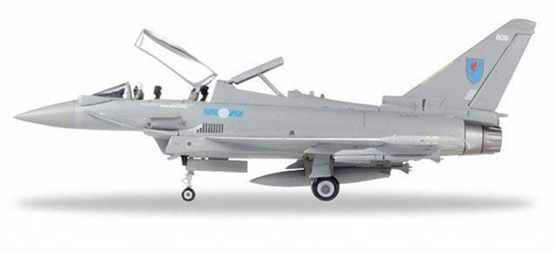 Herpa Eurofighter Typhoon ZJ809 1:72 Diecast Model view 1