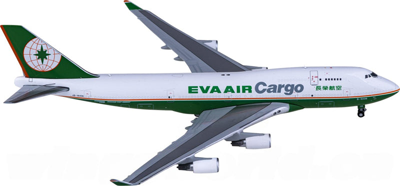JC Wings EVA Air Cargo Boeing 747-400 B-16406 1:400 Diecast Model view 1