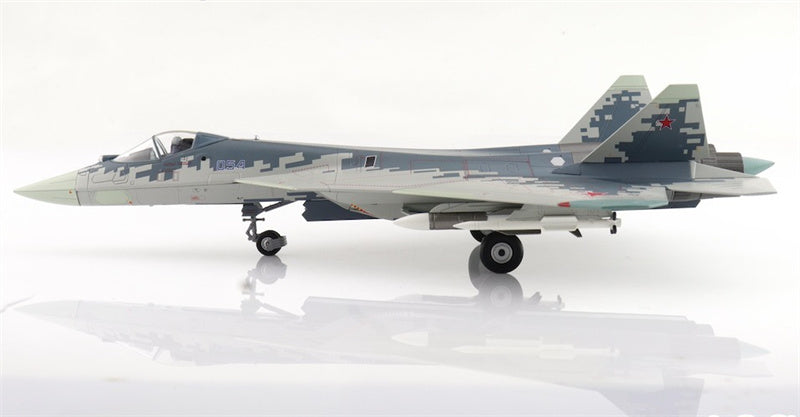 HOBBY MASTER Sukhoi SU57 Stealth Fighter Russian Air Force Zhuhai Air Show 2024 054 (with 2 x R-77 and 2 x R-37 missiles) 1:72 Aircraft Pre-built Model