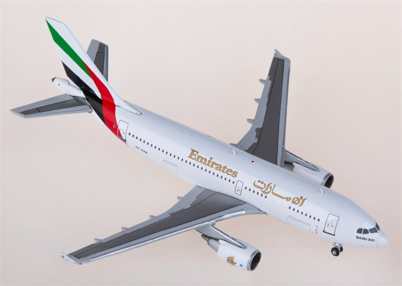 Geminijets Emirates Airbus A310-300 A6-EKB 1:400 Aircraft Pre-built  Airliner Model Display