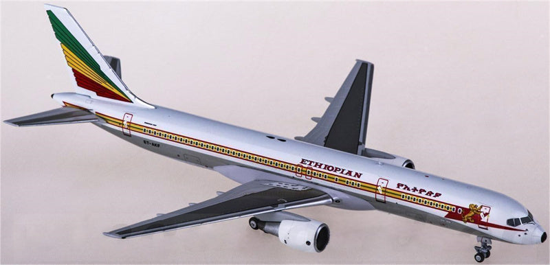 NG Models Ethiopian Airlines Boeing 757-200 ET-AKF 1:400 Diecast Model view 3