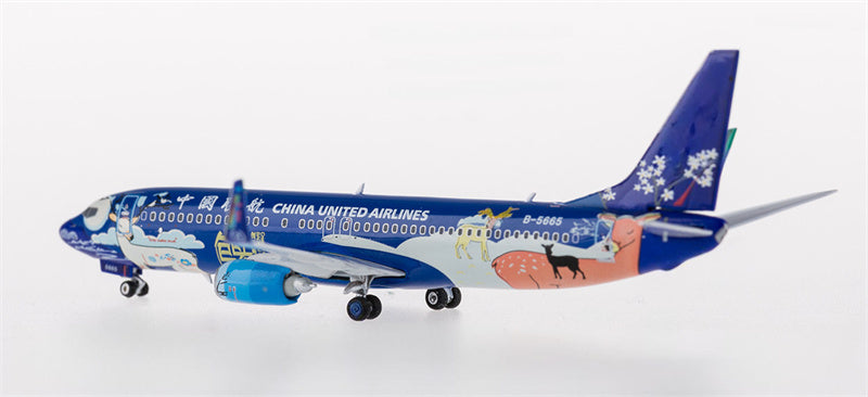 Phoenix 1:400 China United Airlines Boeing 737-800 B-5665 Diecast Model view 1
