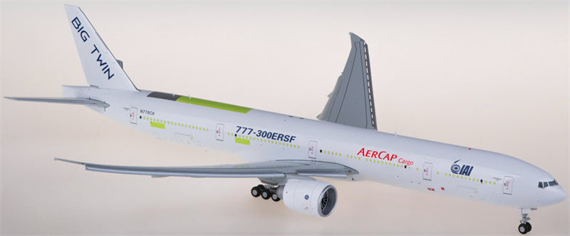 JC Wings Kalitta Air for Boeing 777-300ER N778CK Flaps Down 1:200 Airplane Pre-built  Airliner Model Display