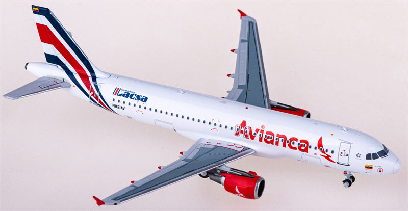 NG Models Avianca Airbus A320 N821AV 1:400 Diecast Model view 1