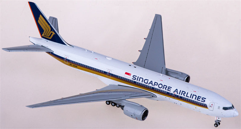JC Wings Singapore Airlines Boeing 777-200 9V-SVN 1:400 Diecast Model view 3
