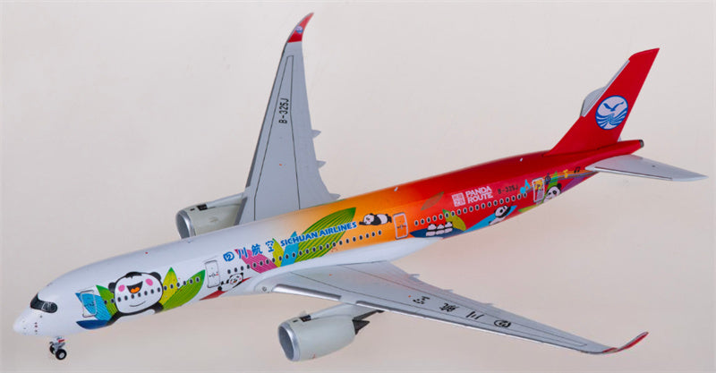 NG Models Sichuan Airlines for airbus A350-900 B-325J 1:400 Airplane Pre-built  Airliner Model Display
