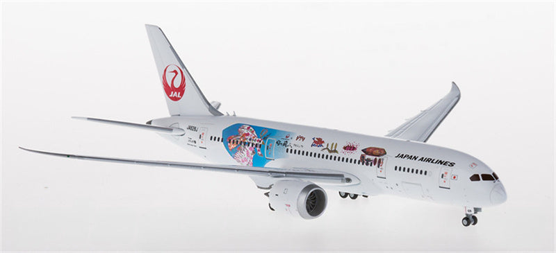 JC Wings Japan Airlines Boeing 787-8 JA828J 1:400 Diecast Model view 4