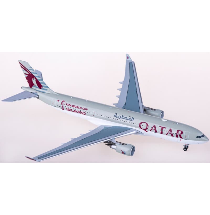 NG Models Qatar Airbus A330-200 A7-ACS 1:400 Aircraft Pre-built  Airliner Model Display